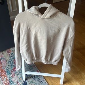 Zara cropped sweatshirt size s